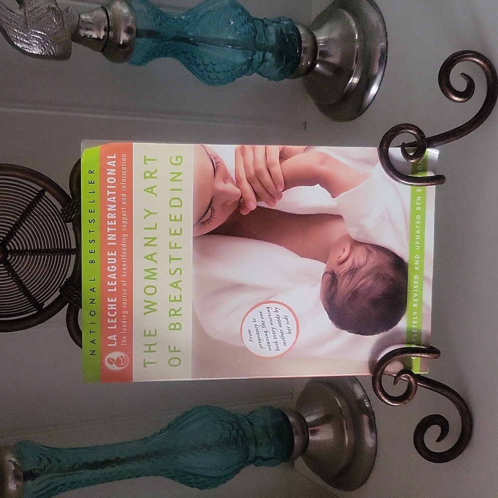 Baby food books and The art of breastfeed book.